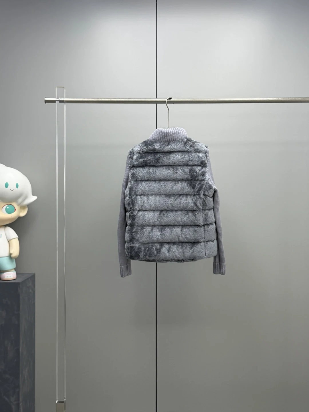 Moncler Stand-Collar Panel Puffer Jacket - Style 19 - Moncler puffer jacket real photo 9