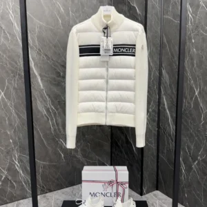 Moncler Stand-Collar Quilted Puffer Jacket - Style 10 - Moncler puffer jacket real photo 1
