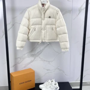 Moncler Stand-Collar Quilted Puffer Jacket - Style 11 - Moncler puffer jacket real photo 1