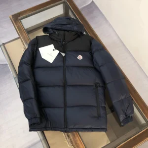 Moncler Stand-Collar Quilted Puffer Jacket - Style 6 - Moncler puffer jacket real photo 1
