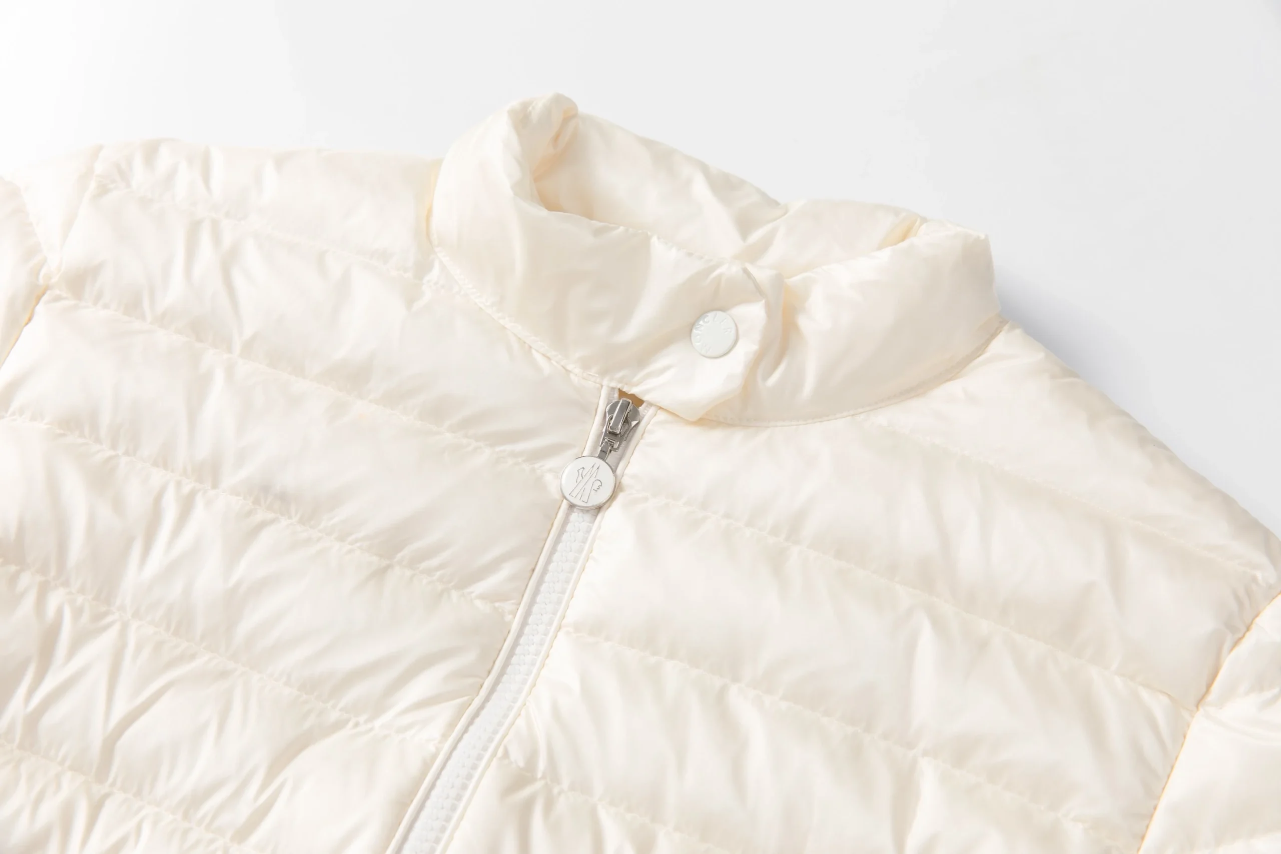Moncler Stand-Collar Quilted Puffer Jacket - Style 15 - Moncler puffer jacket real photo 2