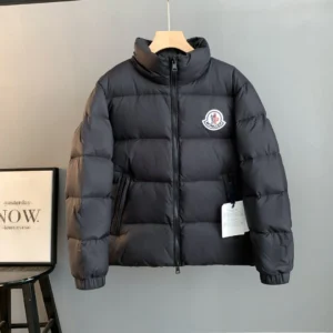 Moncler Stand-Collar Slim Puffer Jacket - Style 3 - Moncler puffer jacket real photo 1
