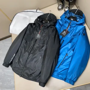 Moncler Waterproof Shell Shell Puffer Jacket - Moncler puffer jacket real photo 1