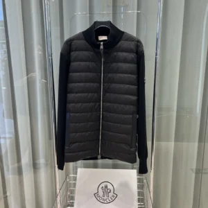 Moncler Zip Puffer Jacket - Style 156 - Moncler puffer jacket real photo 1