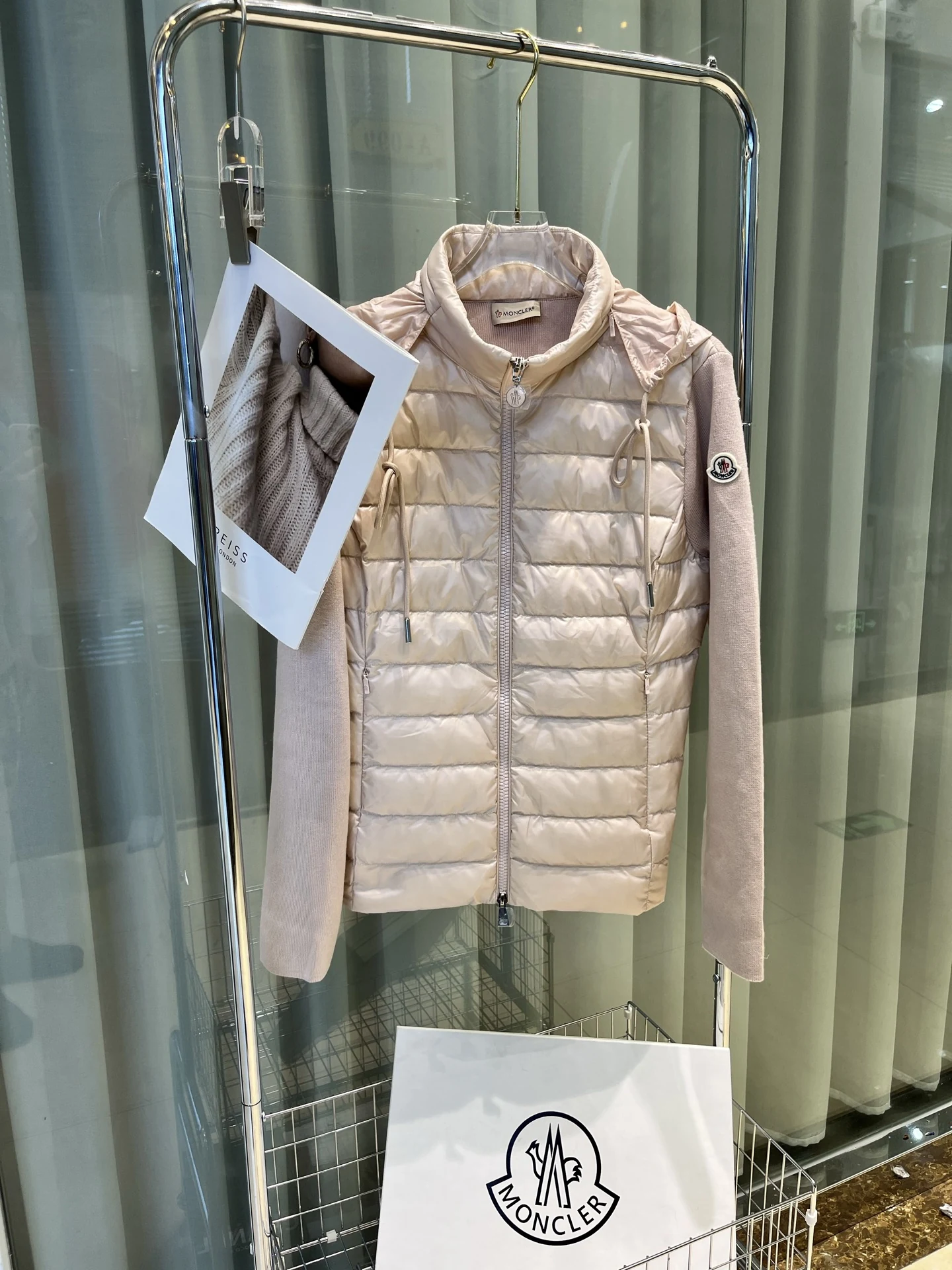 Moncler Zip Puffer Jacket - Style 175 - Moncler puffer jacket real photo 2