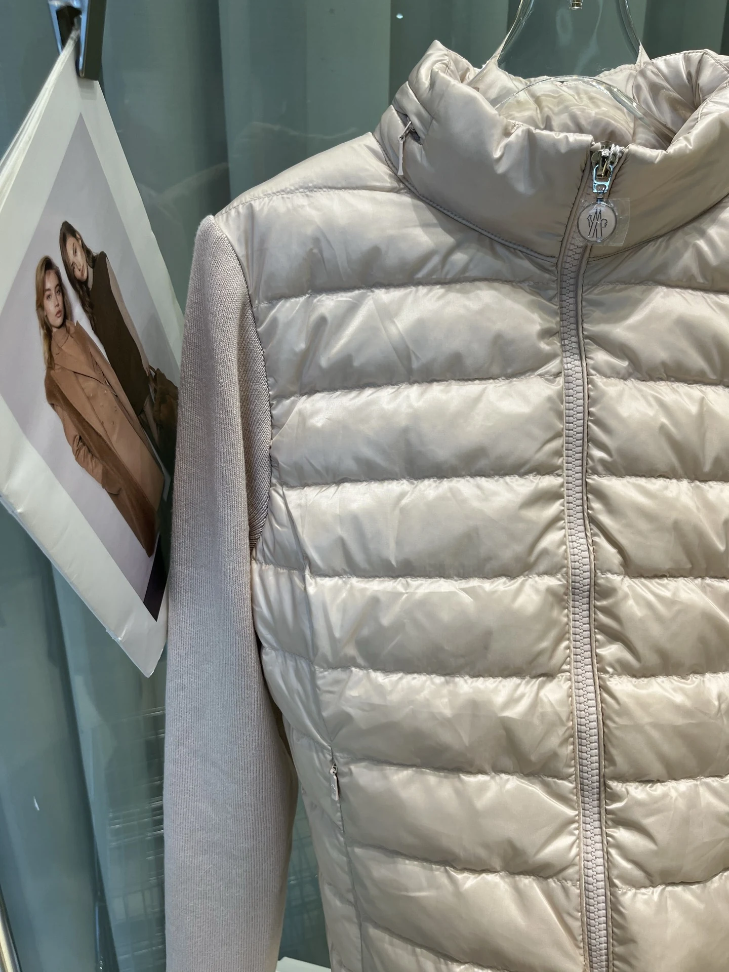 Moncler Zip Puffer Jacket - Style 175 - Moncler puffer jacket real photo 4