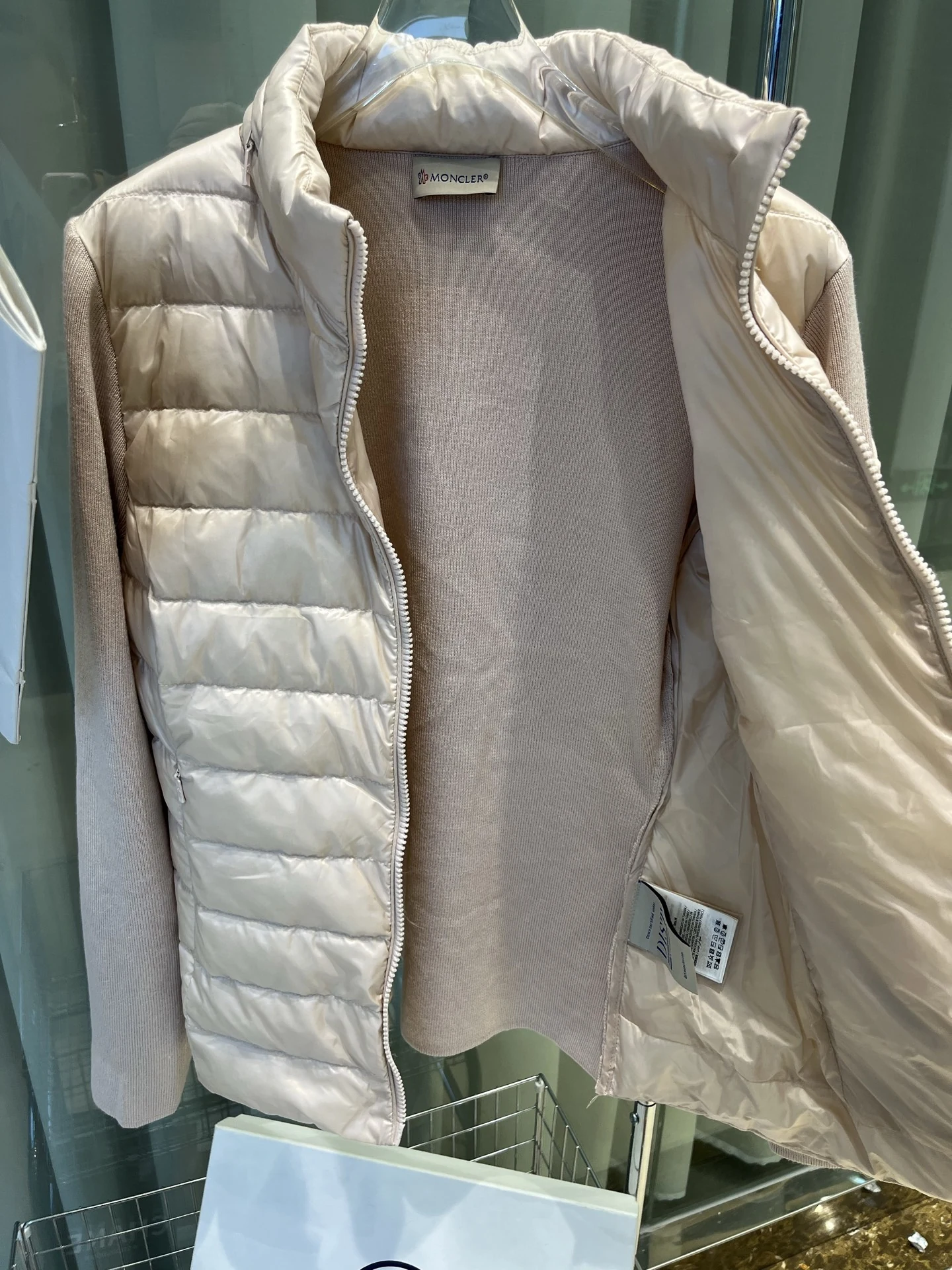 Moncler Zip Puffer Jacket - Style 175 - Moncler puffer jacket real photo 5