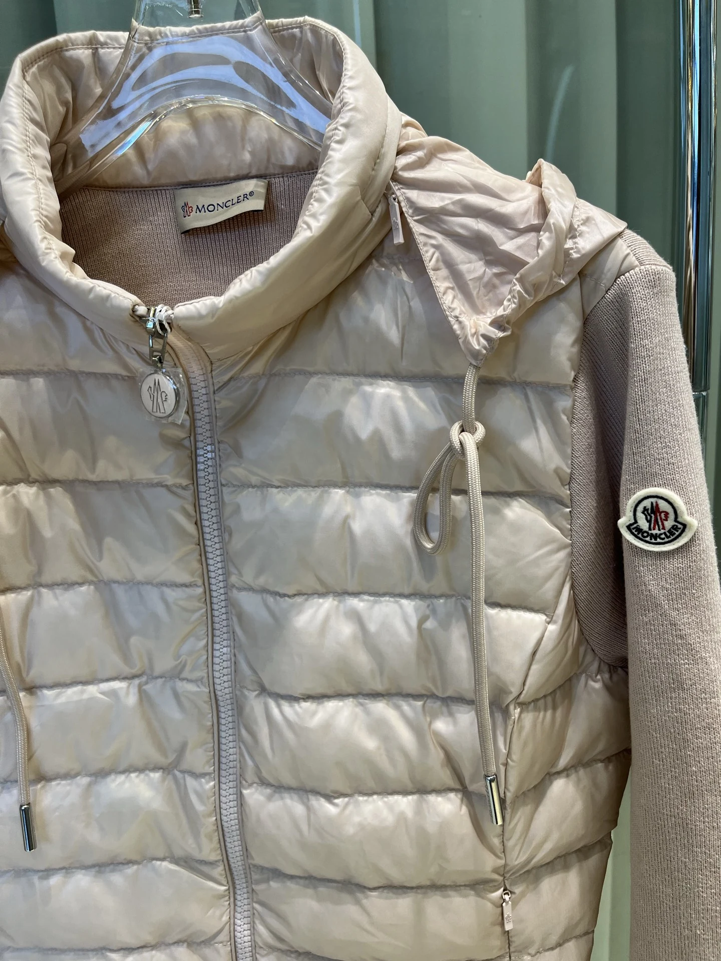 Moncler Zip Puffer Jacket - Style 175 - Moncler puffer jacket real photo 8