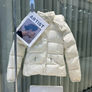 Moncler Zip Puffer Jacket - Style 187 - Moncler puffer jacket real photo 1