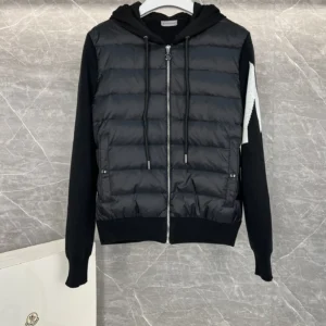 Moncler Zip Puffer Jacket - Style 21 - Moncler puffer jacket real photo 1