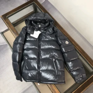 Moncler Zip Puffer Jacket - Style 211 - Moncler puffer jacket real photo 1