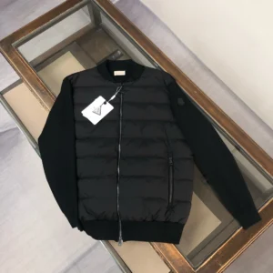 Moncler Zip Puffer Jacket - Style 213 - Moncler puffer jacket real photo 1