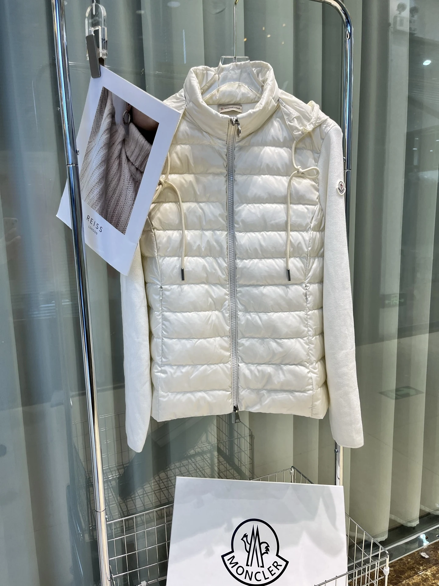 Moncler Zip Puffer Jacket - Style 214 - Moncler puffer jacket real photo 2