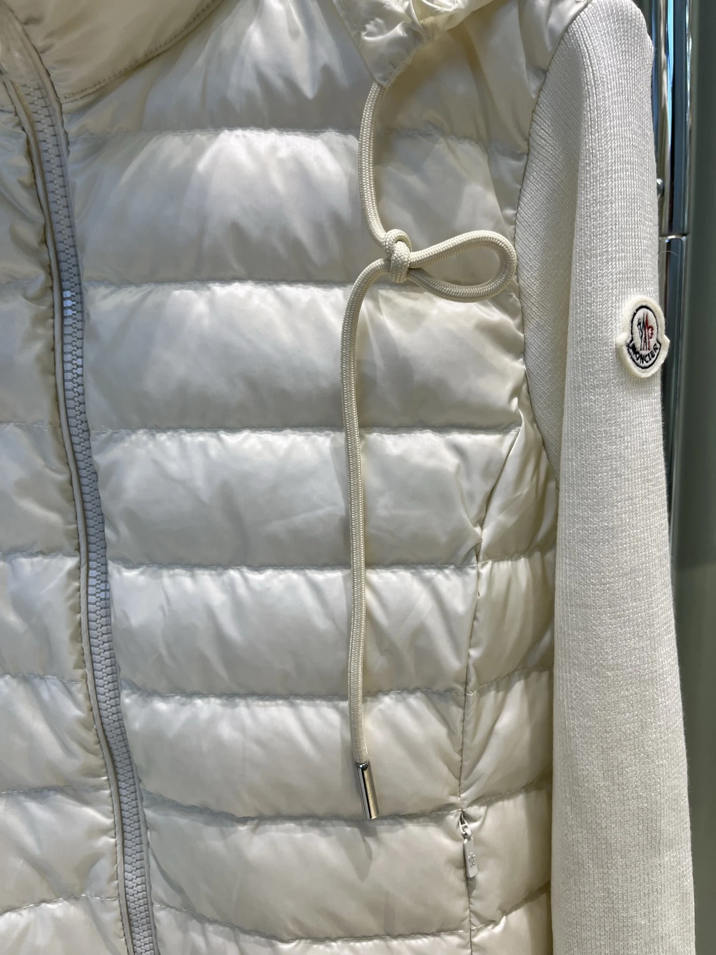 Moncler Zip Puffer Jacket - Style 214 - Moncler puffer jacket real photo 3