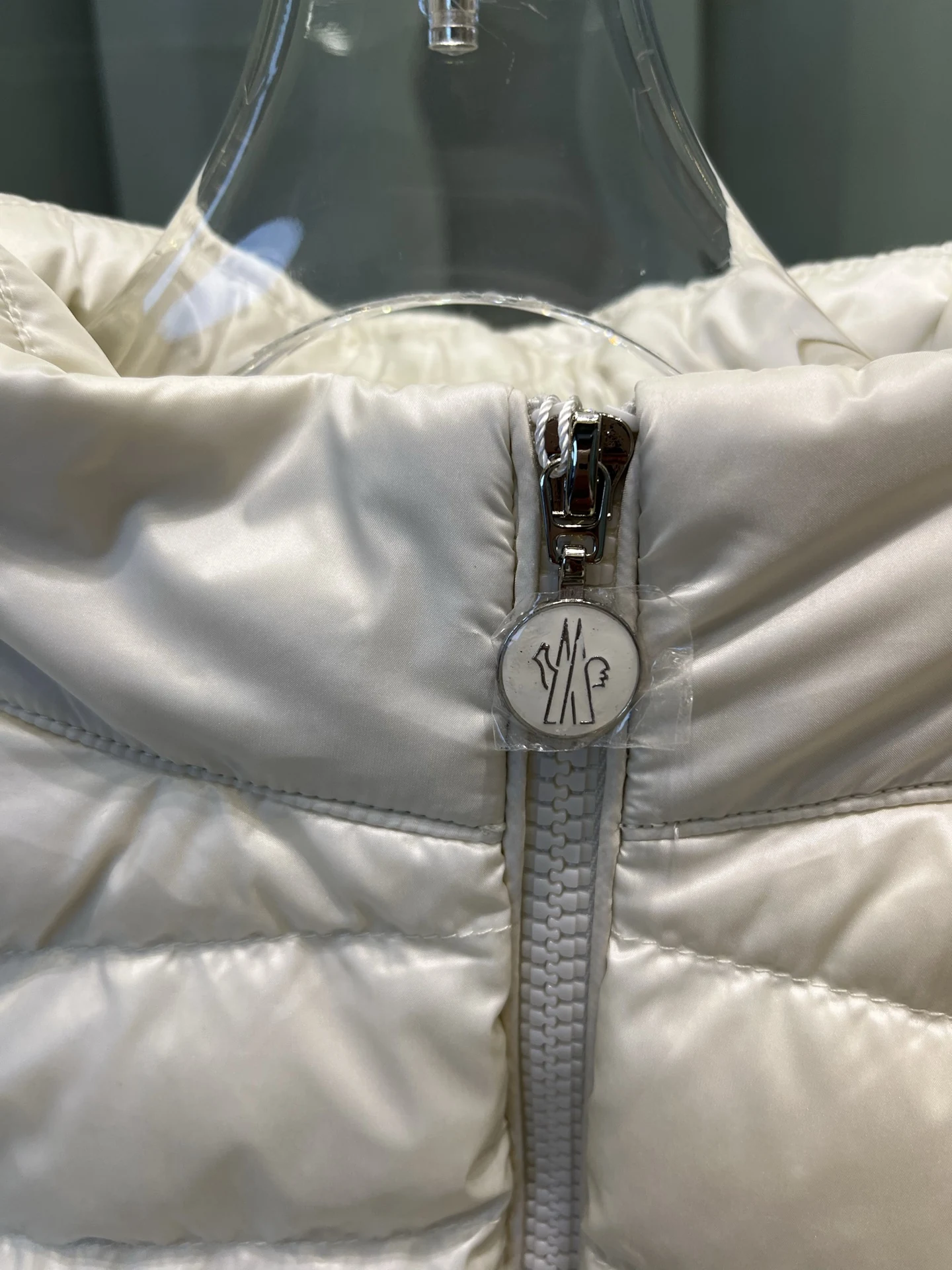 Moncler Zip Puffer Jacket - Style 214 - Moncler puffer jacket real photo 5