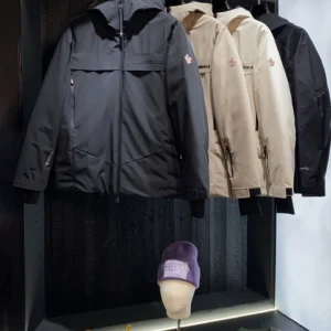 Moncler Zip Puffer Jacket - Style 225 - Moncler puffer jacket real photo 1