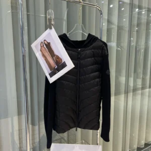 Moncler Zip Puffer Jacket - Style 237 - Moncler puffer jacket real photo 1