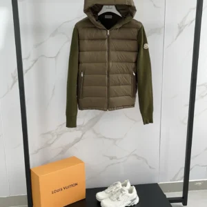 Moncler Zip Puffer Jacket - Style 252 - Moncler puffer jacket real photo 1