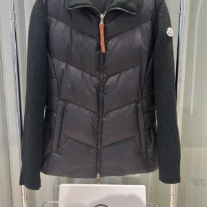 Moncler Zip Puffer Jacket - Style 26 - Moncler puffer jacket real photo 1