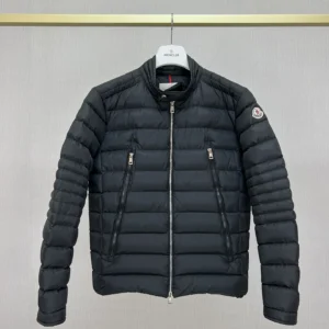 Moncler Zip Puffer Jacket - Style 4 - Moncler puffer jacket real photo 1