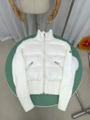 Moncler Zip Puffer Jacket - Style 64 - Moncler puffer jacket real photo 1