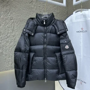 Moncler Zip Puffer Jacket - Style 96 - Moncler puffer jacket real photo 1