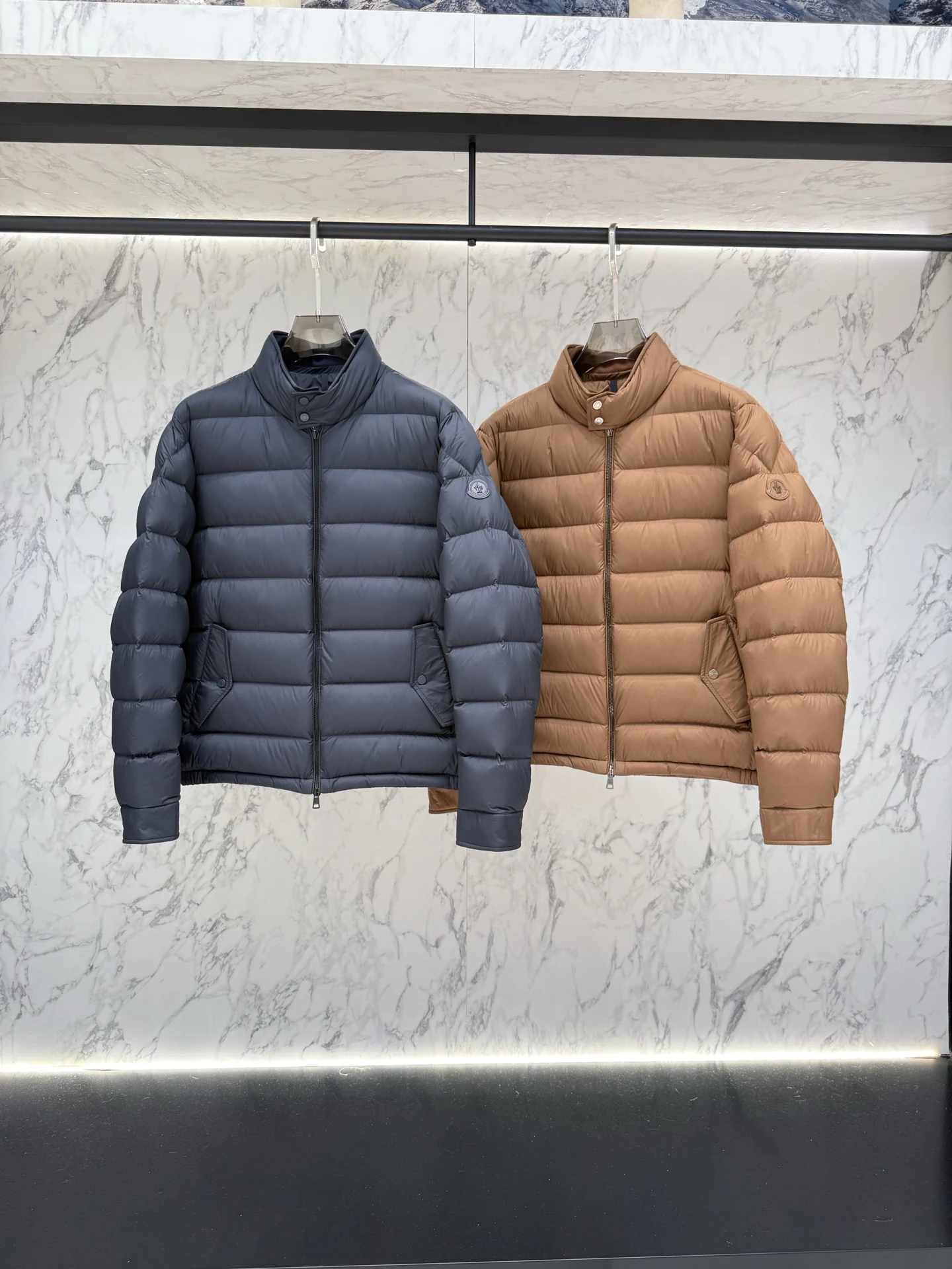 Moncler Zip Puffer Jacket - Style 301 - Moncler puffer jacket real photo 2