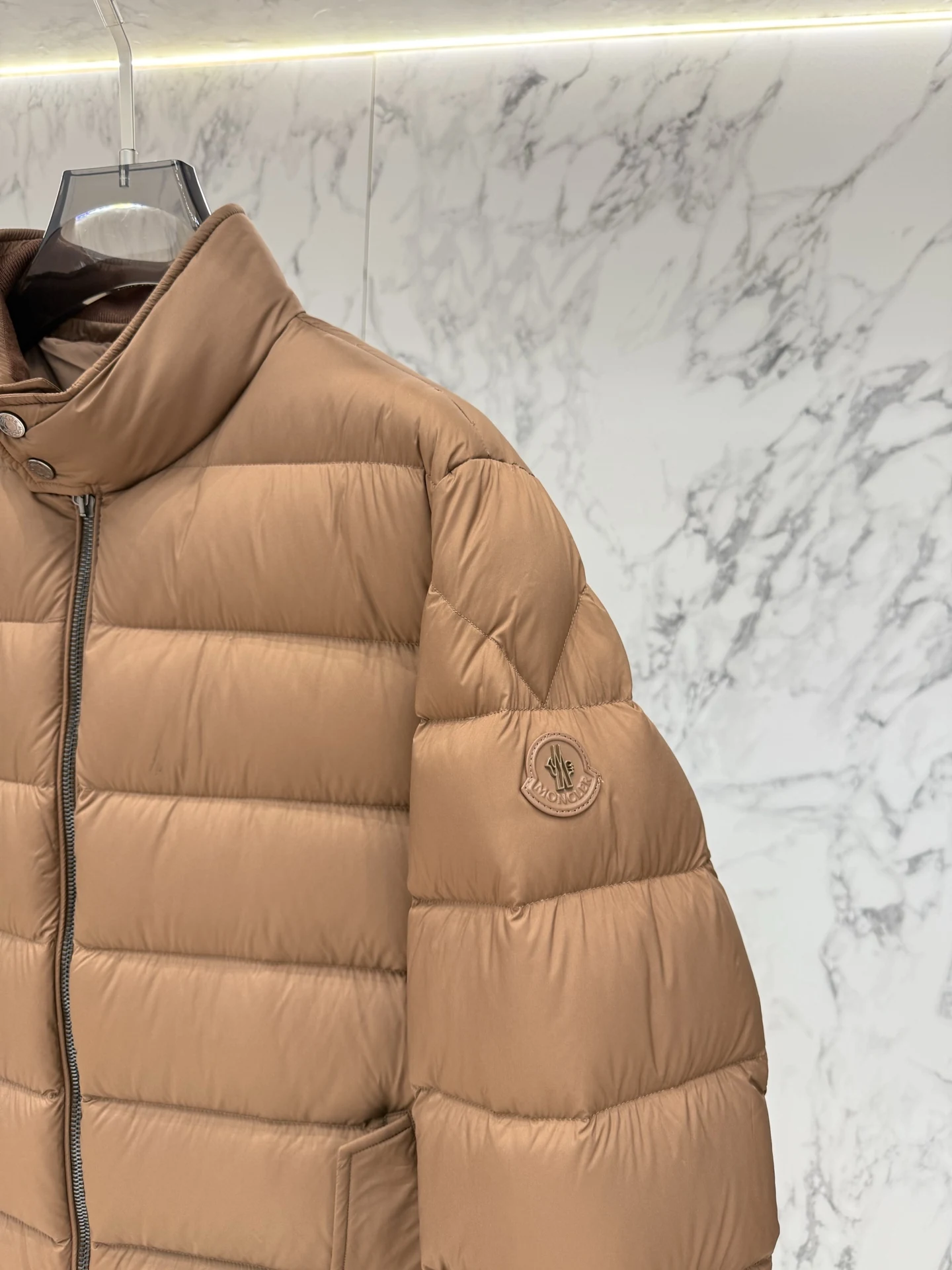 Moncler Zip Puffer Jacket - Style 301 - Moncler puffer jacket real photo 4