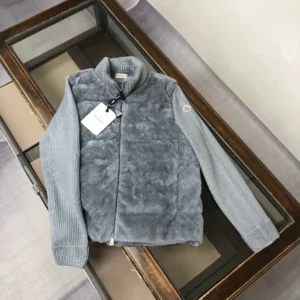 Moncler Zip Puffer Jacket - Style 318 - Moncler puffer jacket real photo 1