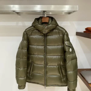 Moncler Zip Puffer Jacket - Style 312 - Moncler puffer jacket real photo 1