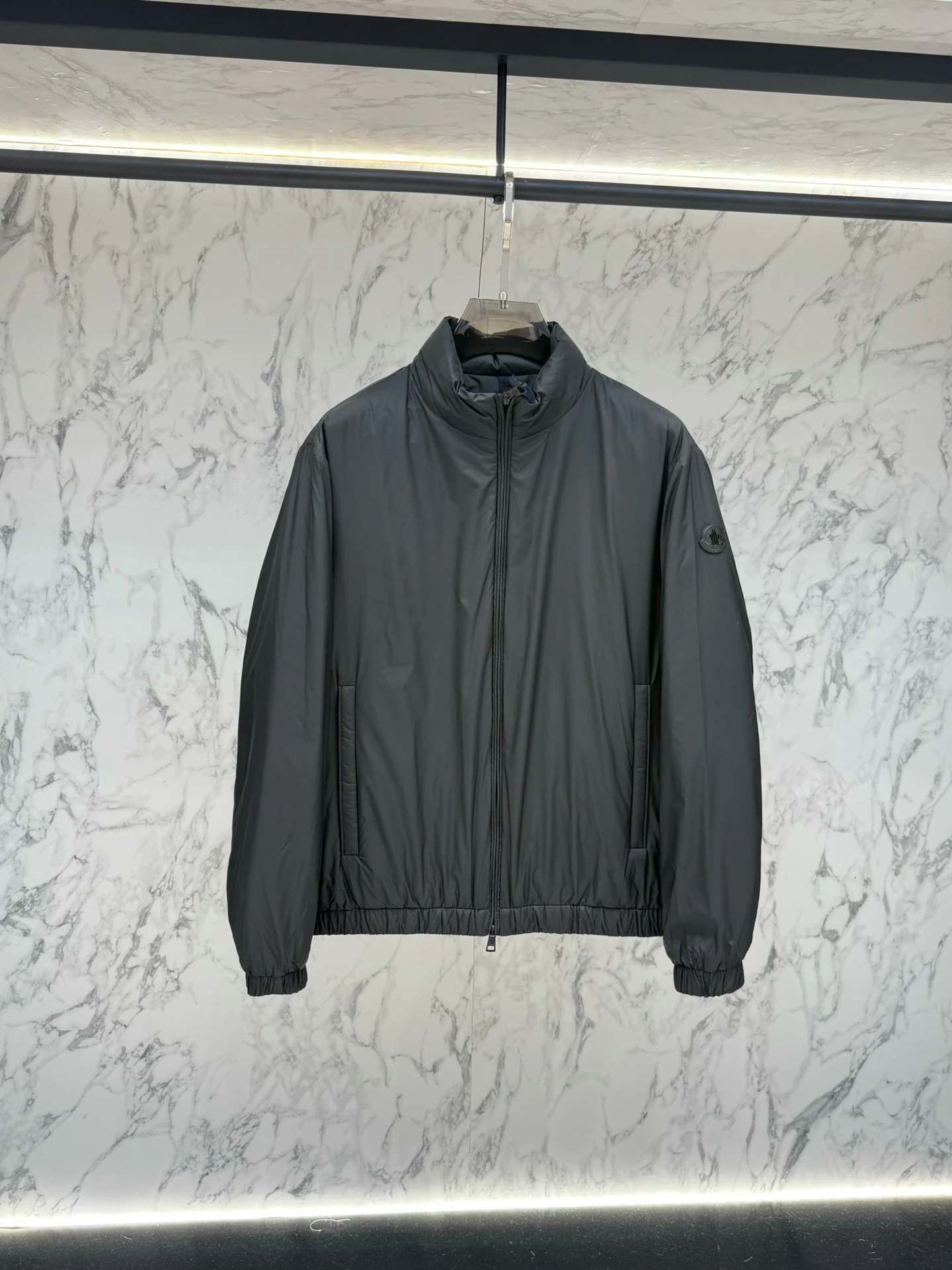 Moncler Zip Puffer Jacket - Style 302 - Moncler puffer jacket real photo 1