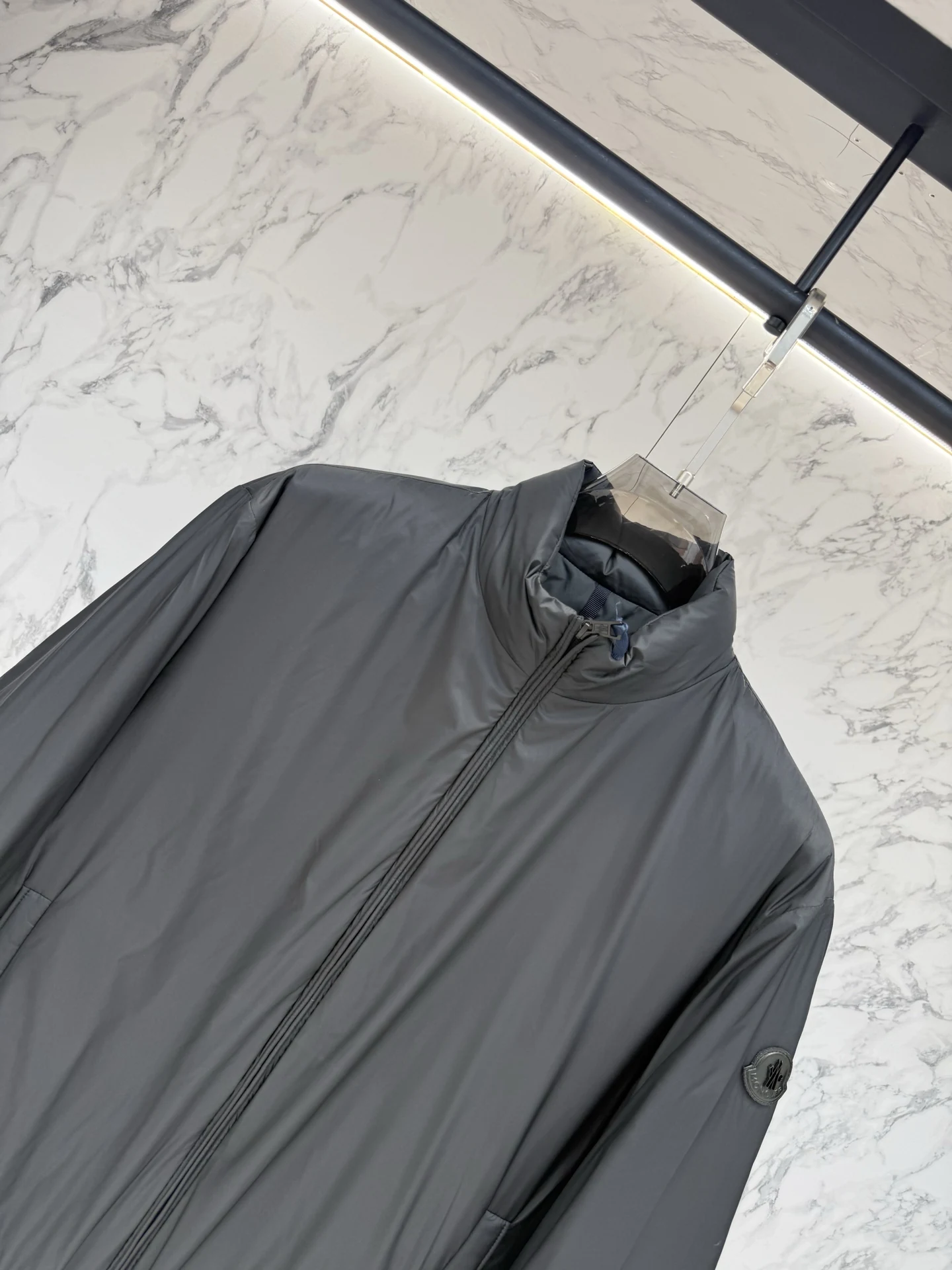 Moncler Zip Puffer Jacket - Style 302 - Moncler puffer jacket real photo 8