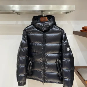 Moncler Zip Puffer Jacket - Style 328 - Moncler puffer jacket real photo 1