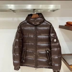 Moncler Zip Puffer Jacket - Style 329 - Moncler puffer jacket real photo 1