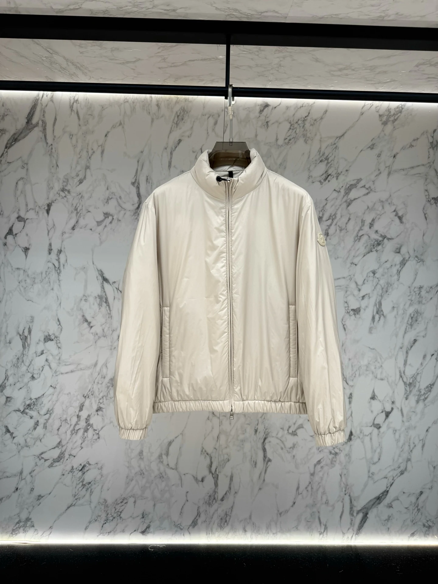 Moncler Zip Puffer Jacket - Style 306 - Moncler puffer jacket real photo 1