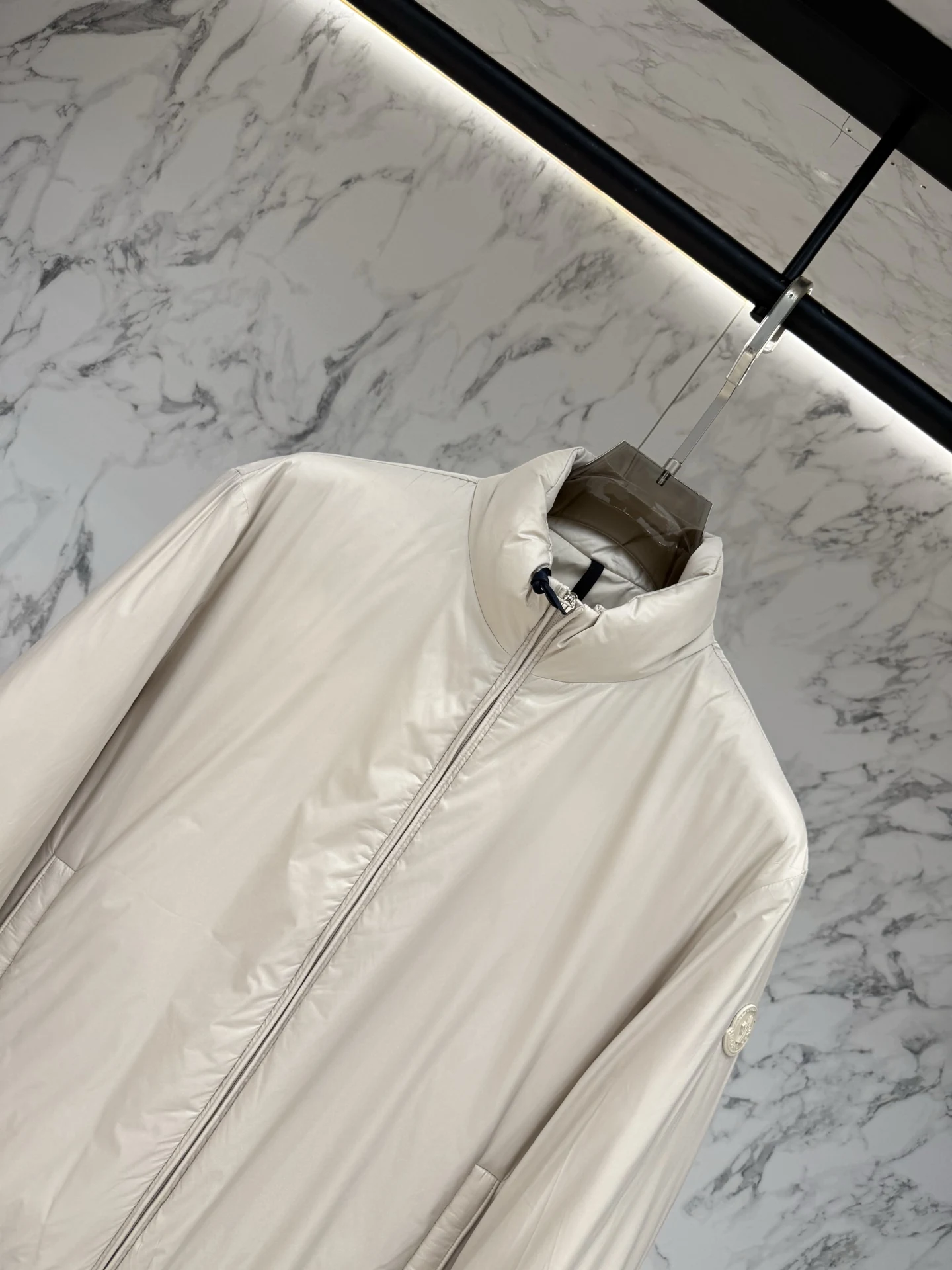 Moncler Zip Puffer Jacket - Style 306 - Moncler puffer jacket real photo 4