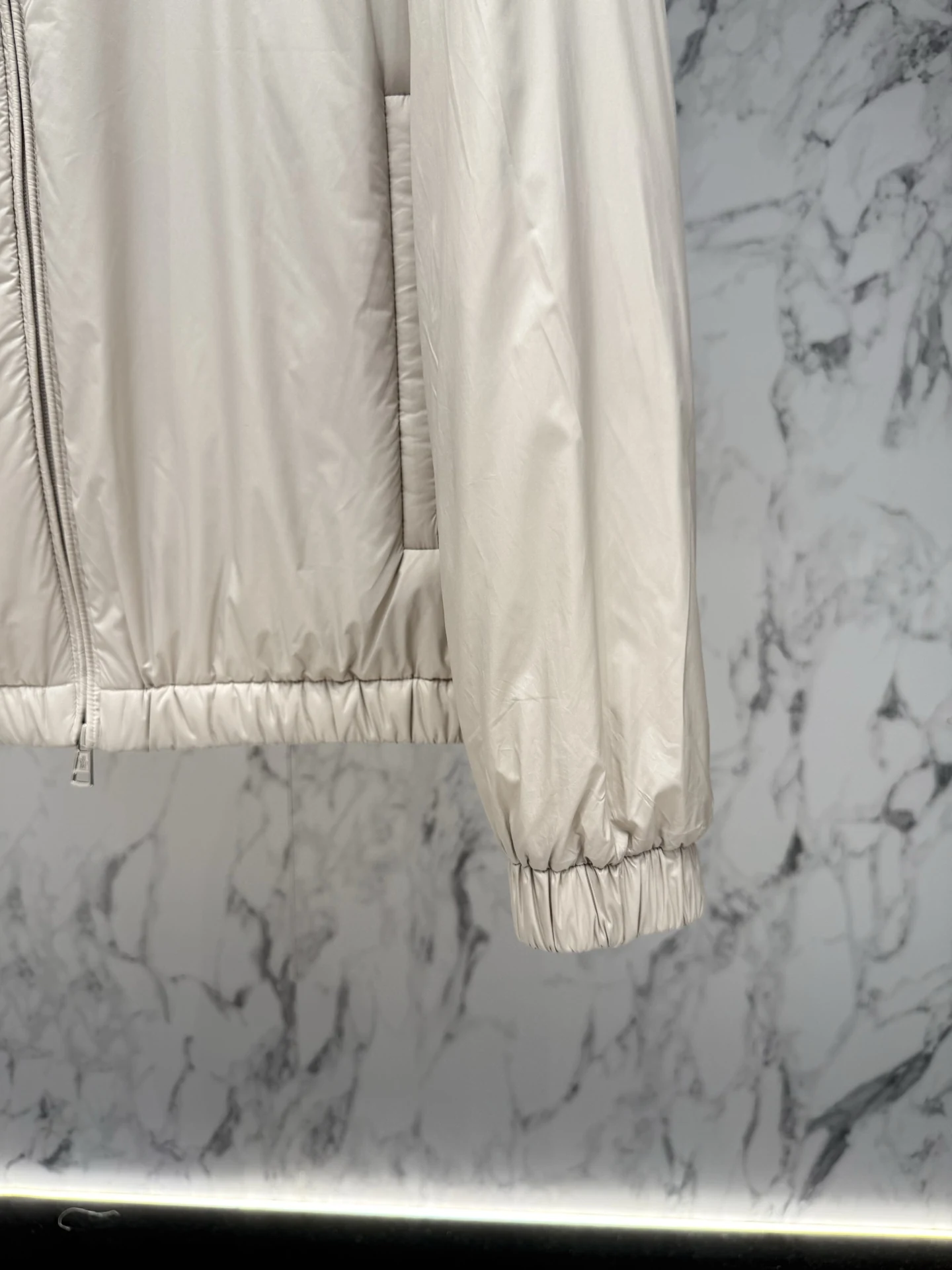Moncler Zip Puffer Jacket - Style 306 - Moncler puffer jacket real photo 7
