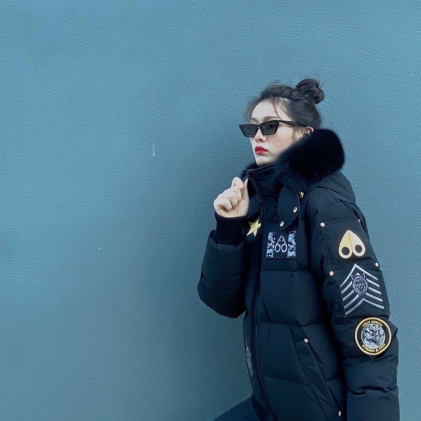 Moose Knuckles puffer jacket - real photo 3