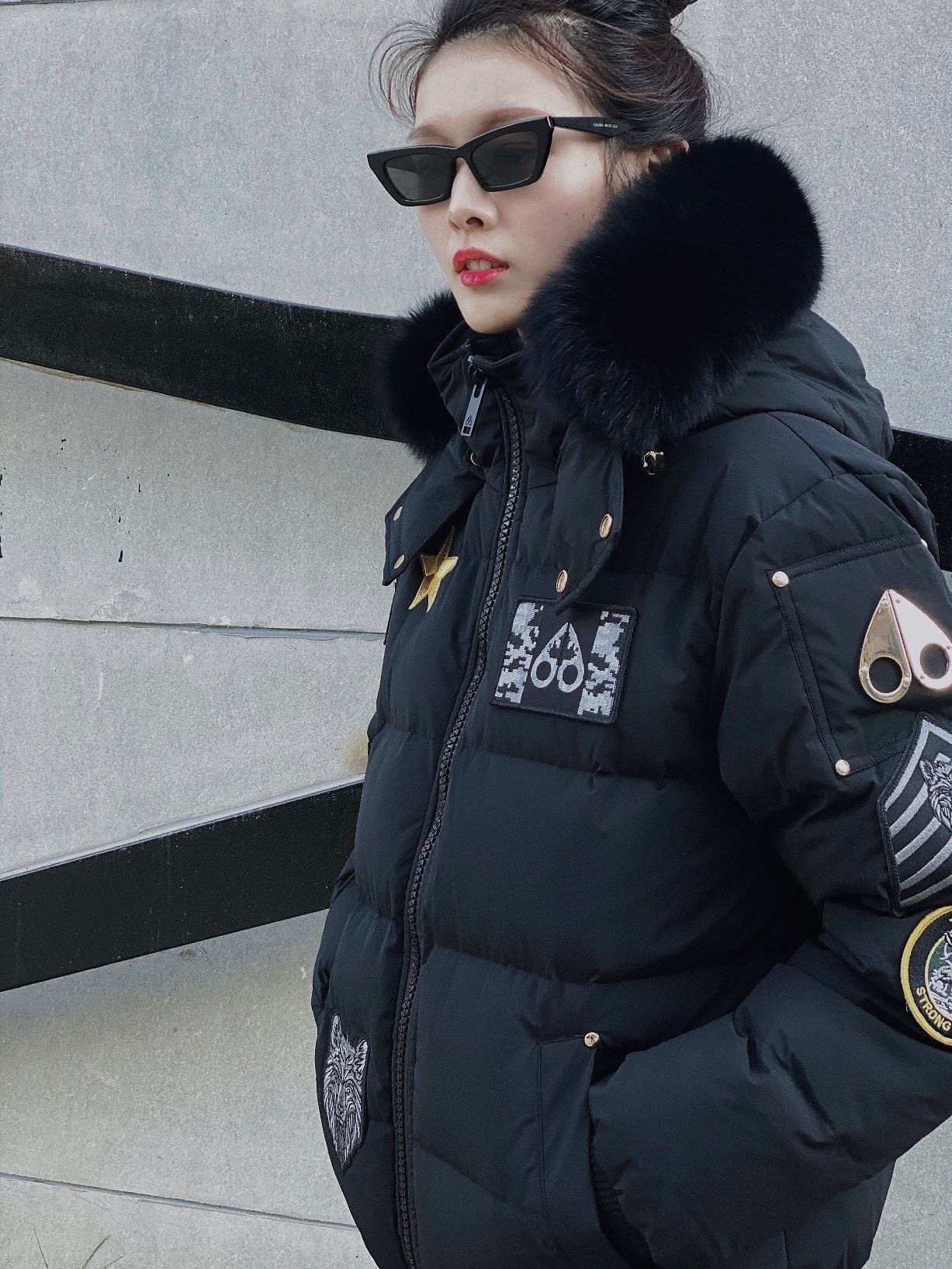 Moose Knuckles puffer jacket - real photo 6