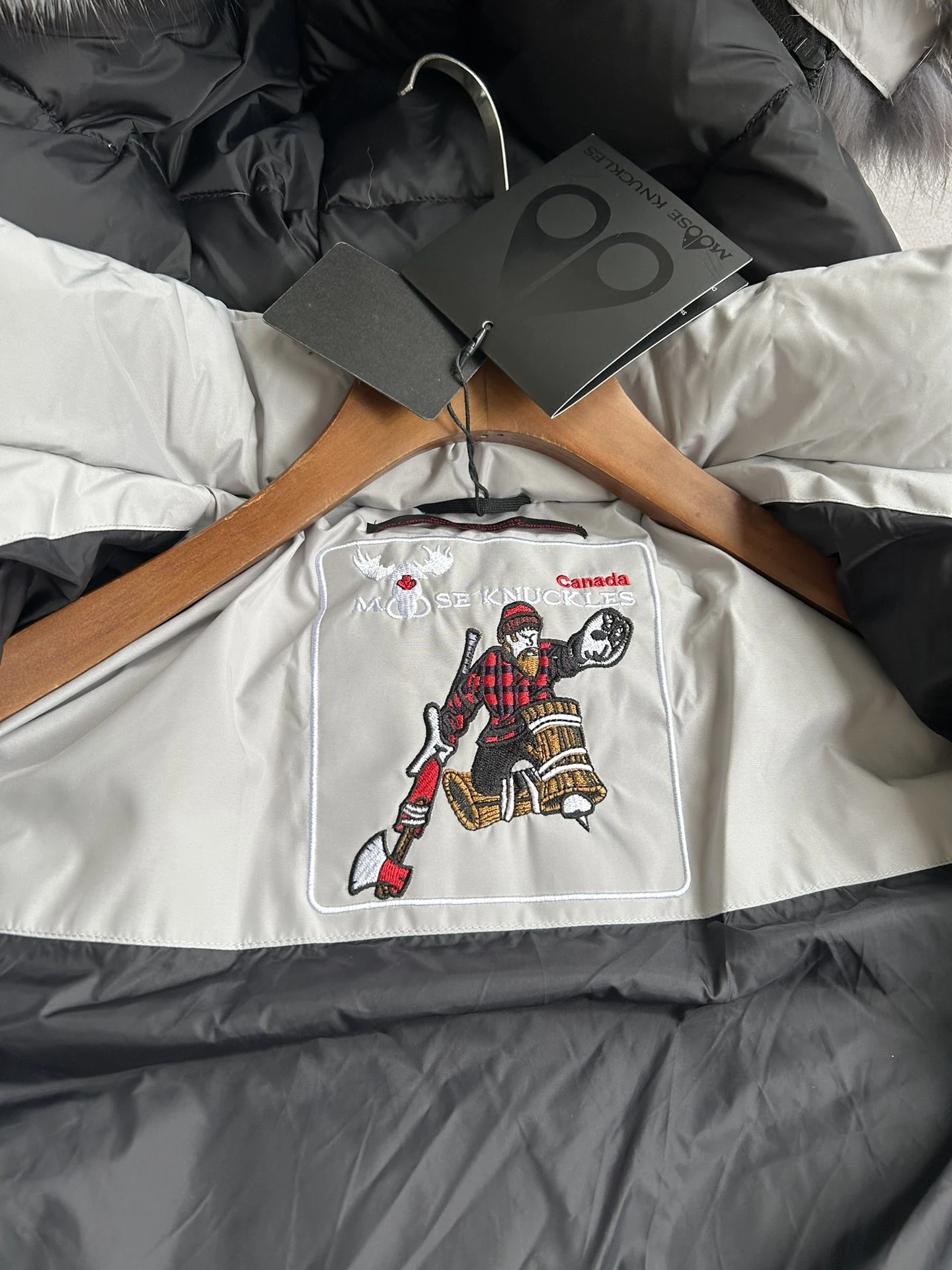Moose Knuckles puffer jacket - real photo 8