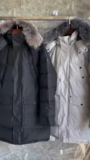 Moose Knuckles Long Puffer Jacket - Style 3 - Moose Knuckles puffer jacket real photo 1