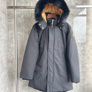 Moose Knuckles Long Puffer Jacket - Style 8 - Style 1 - Moose Knuckles puffer jacket real photo 1