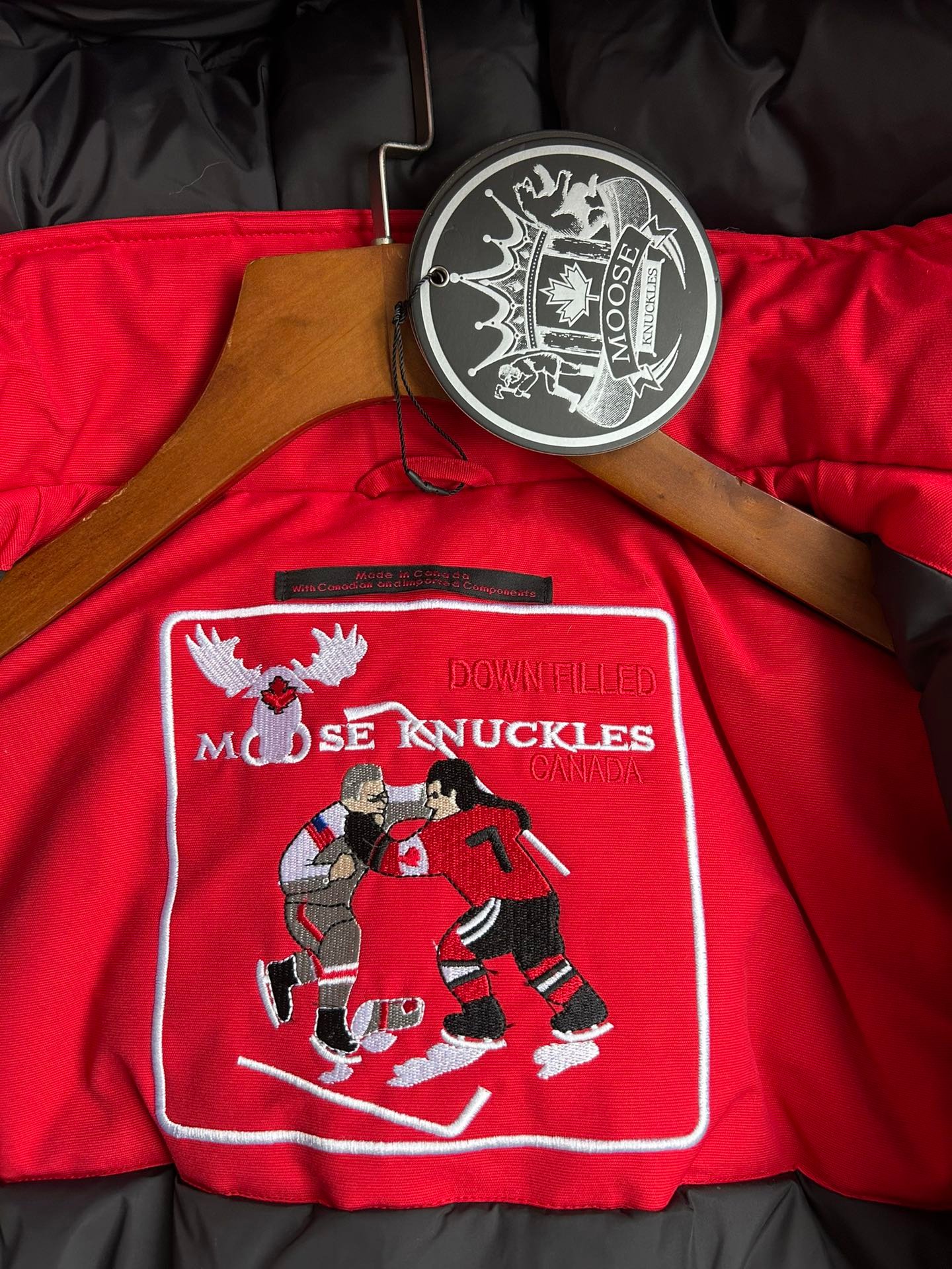 Moose Knuckles puffer jacket - real photo 8