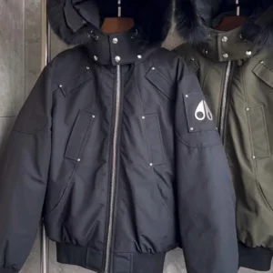 Moose Knuckles Short Puffer Jacket - Style 9 - Moose Knuckles puffer jacket real photo 1