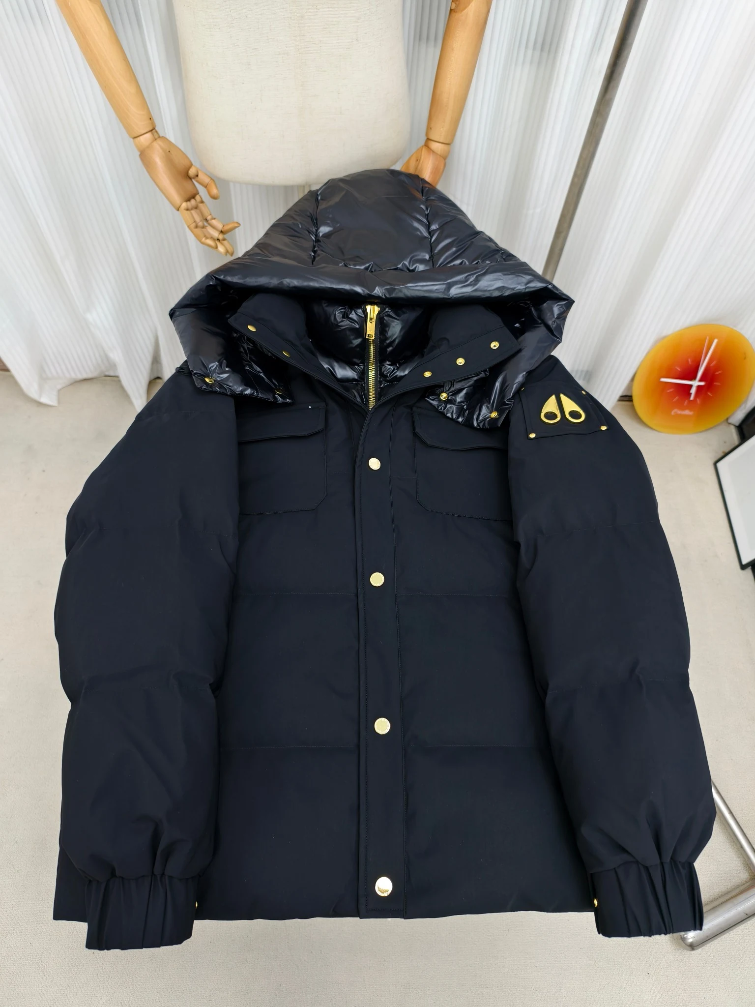 Moose Knuckles Zip Puffer Jacket - Style 11 - Moose Knuckles puffer jacket real photo 1