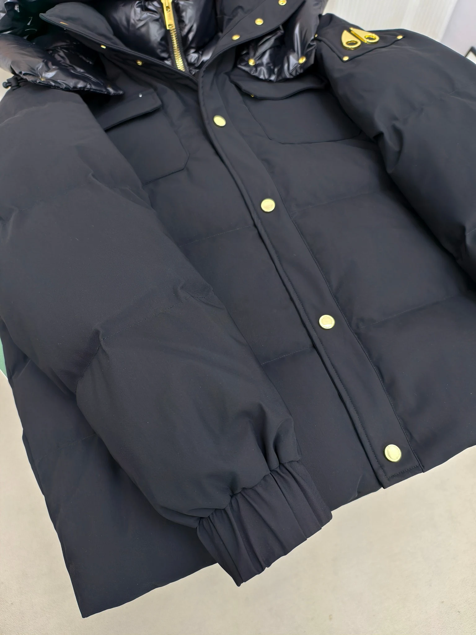 Moose Knuckles Zip Puffer Jacket - Style 11 - Moose Knuckles puffer jacket real photo 3