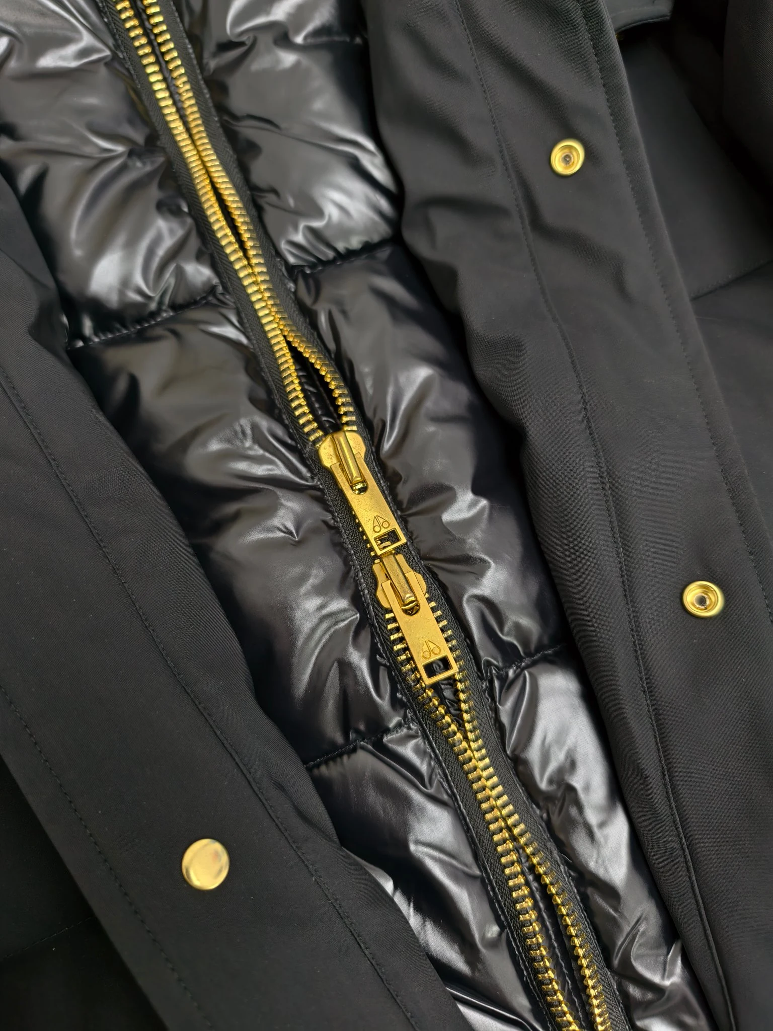 Moose Knuckles Zip Puffer Jacket - Style 11 - Moose Knuckles puffer jacket real photo 7