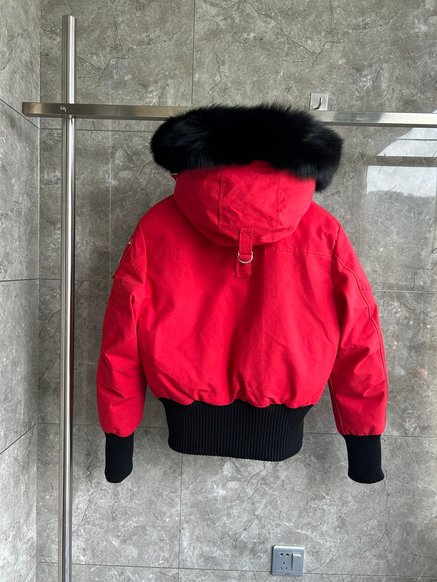 Moose Knuckles Zip Puffer Jacket - Style 8 - Moose Knuckles puffer jacket real photo 2