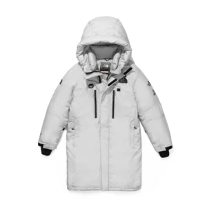 North Face Hooded Long Puffer Jacket - North Face puffer jacket real photo 1