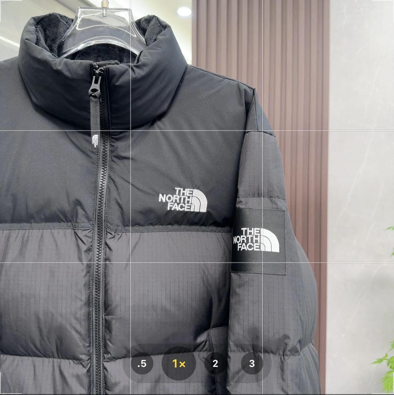 North Face Short Puffer Jacket - Style 2 - North Face puffer jacket real photo 4